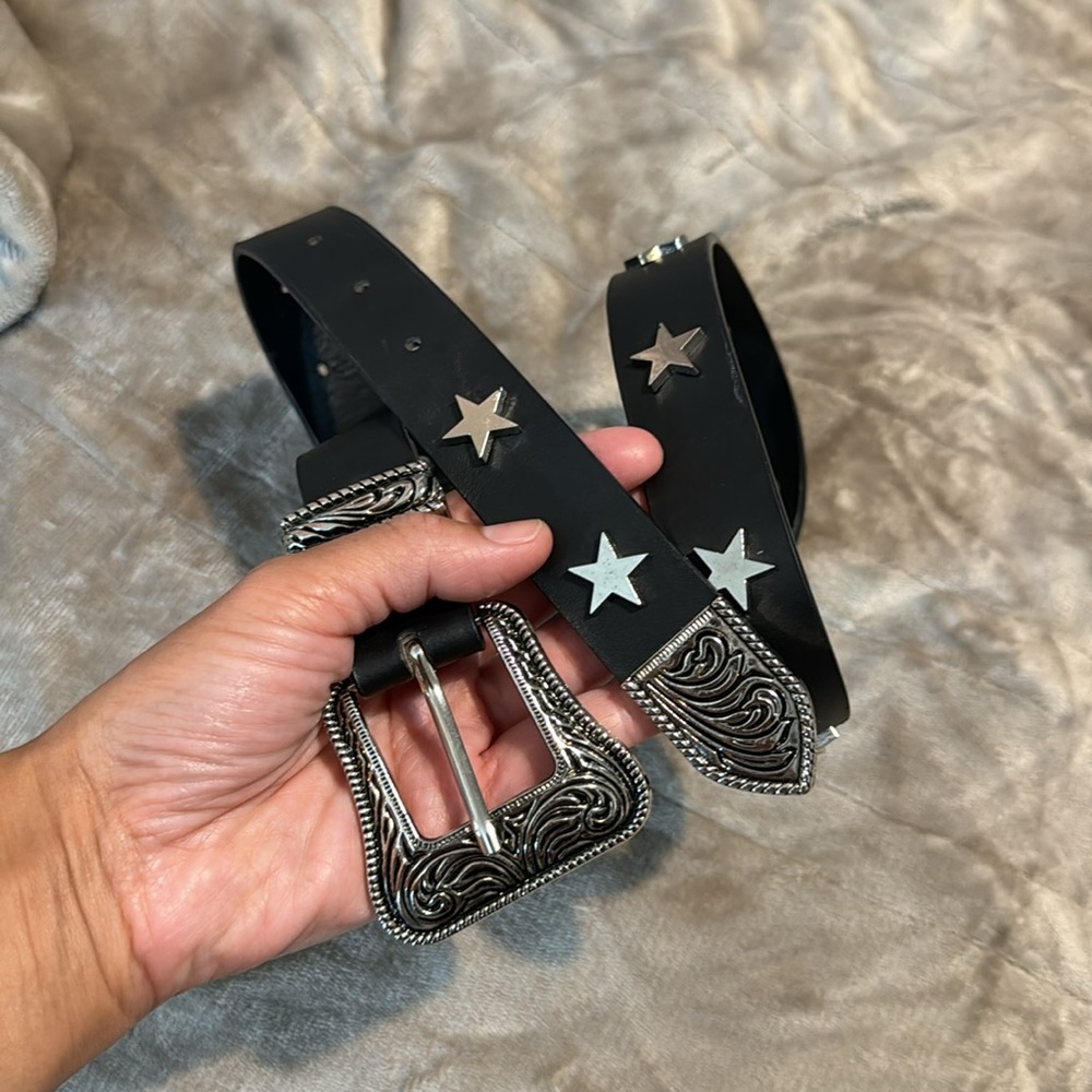 Star Studded Western Belt